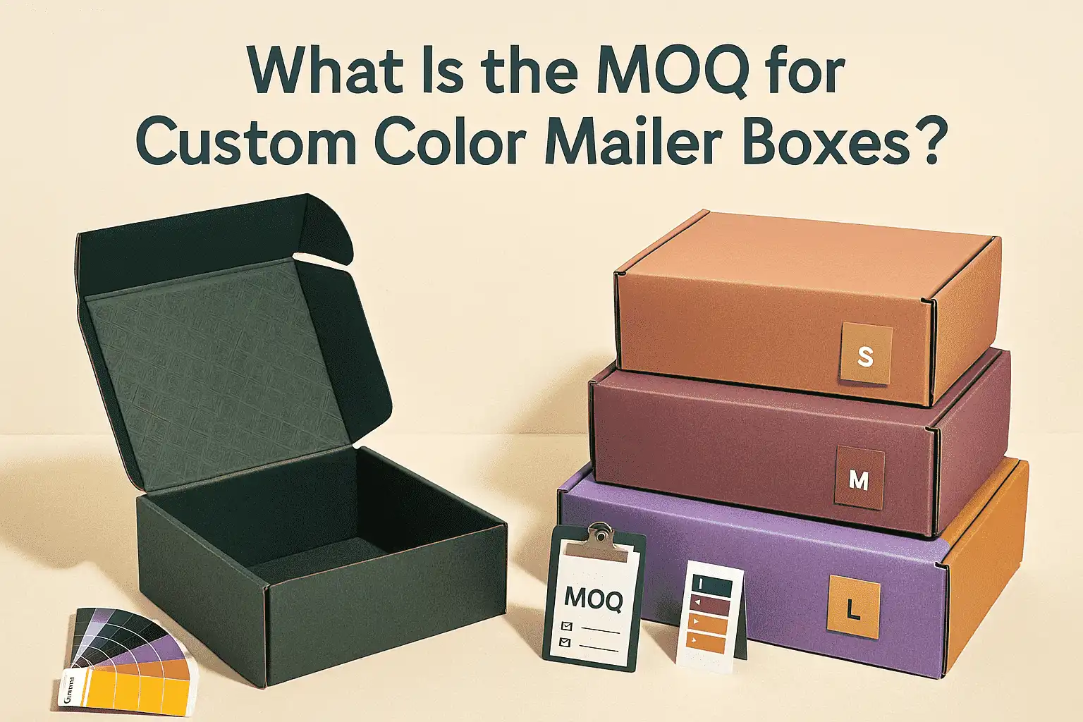 What Is the MOQ for Custom Color Mailer Boxes?